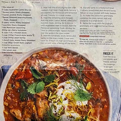 Christine’s recipe shared on 2/10/26 from a Cole’s magazine.