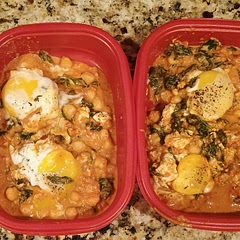 Might take a little more finesse to make it look pretty. I don't recommend making it in advance of eating it as the eggs became rubbery. Some feta cheese would be good with it too.. 8/10 If eating fresh 