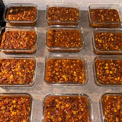 The recipe turned out really great! I used a mix of ground turkey and chicken. I also used fire roasted tomatoes instead of regular, and added some black garlic ghost pepper hot sauce to this for extra spice. After the 45 minute simmer at the end, there was no spiciness left. Would recommend adding cayenne pepper at the end if looking for a spicier chili. Overall would use this recipe again!