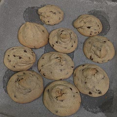 Chocolate chip cookies made them again!