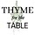 thymeforthetable.com