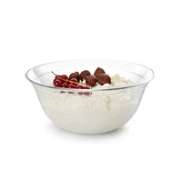 Canned rice pudding