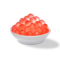 Strawberry bobas