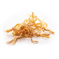 Finely shredded dried filefish fillet