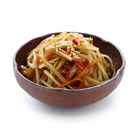 Stir fried shredded gobo