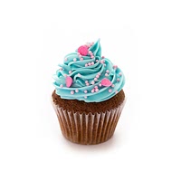 Cupcake with white icing