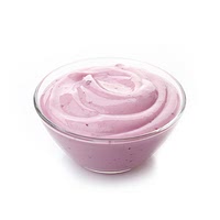 Dairy free strawberry yogurt