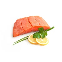 Hot smoked salmon fillet