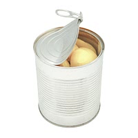 Tinned sliced apples