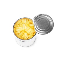 Tinned pineapple piece