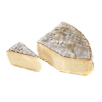 Ash coated goat's cheese