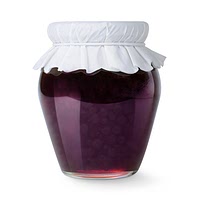 Blueberry and blackcurrant jam