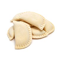 Frozen potato filled pierogies