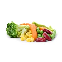 Frozen vegetable soup mix