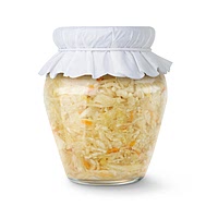 Jarred sauerkraut