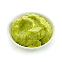 Reduced fat guacamole