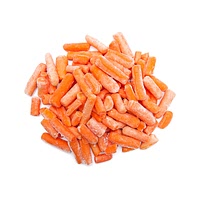 Frozen carrot sticks