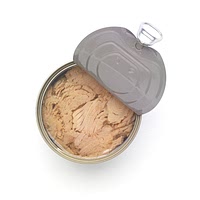 Canned tuna in water