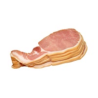 Sliced smoked bacon