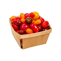 Red and yellow teardrop tomatoes