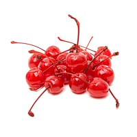 Maraschino cherries with stems