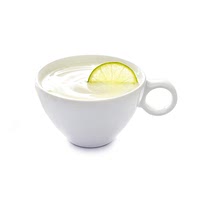 Low fat lime yogurt