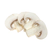 Sliced mushrooms