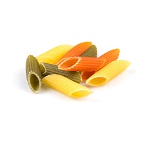 Tri coloured pasta