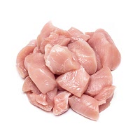 Diced chicken