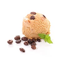 Vegan mocha fudge ice cream