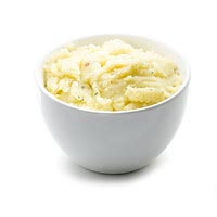 Roasted garlic mashed potatoes