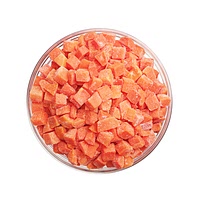 Frozen diced carrots