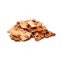 Salted caramel chopped hazelnut brittle