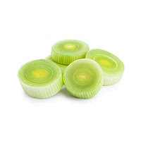 Sliced leeks