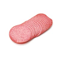 Slices hot salami