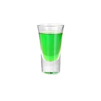 Green crème de menthe liqueur