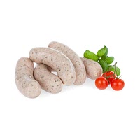 Cocktail white pork sausage