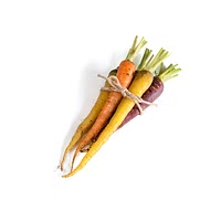 Baby rainbow carrots