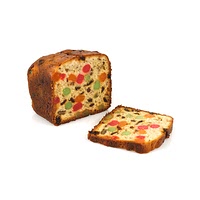 Sliced fruit brioche bread