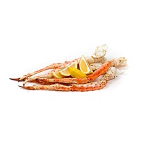 Frozen cooked king crab legs