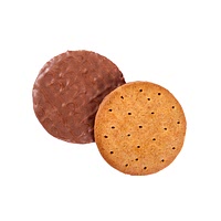 Plain chocolate digestive biscuit