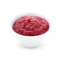 Canned raspberries in light syrup