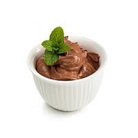 Dark chocolate mousse