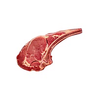 Frozen pork tomahawk steak