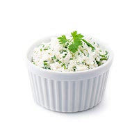 Low fat cottage cheese with herbs