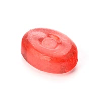 Raspberry flavored hard candy