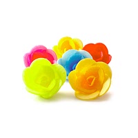 Colourful sugar flowers