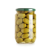 Green olives in brine