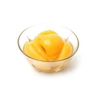 Sliced peaches in syrup