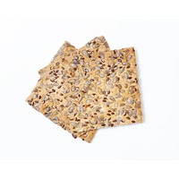 Sesame pumpkin and quinoa wheat cracker